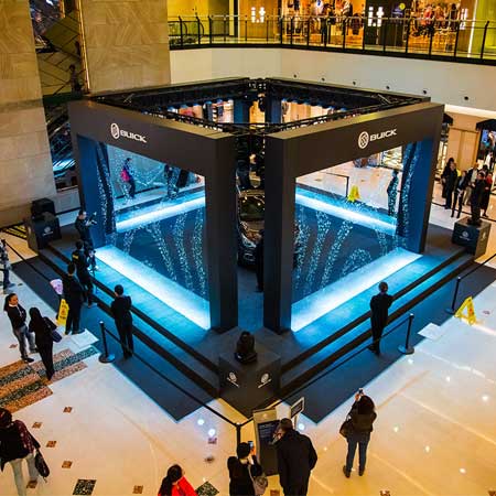 GM/BUICK - AQS 40 m as 2 sets of 4 x 5m interactive